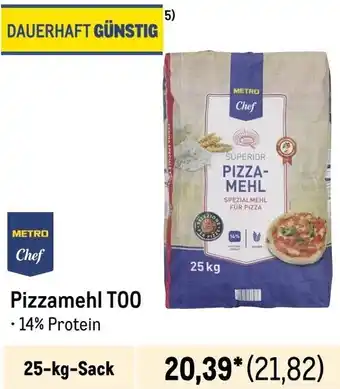 METRO METRO Chef Pizzamehl T00, 25 kg Sack Angebot