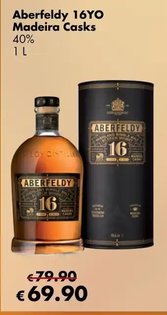 Travel Free Aberfeldy 16YO Madeira Casks 1L Angebot