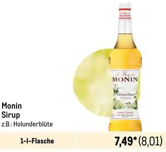 METRO Monin Sirup 1 L Flasche Angebot