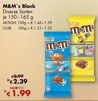 Travel Free M&M's Block 150-165g Angebot