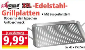 Norma Grill Gourmet XXL Edelstahl Grillplatten Angebot