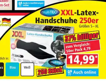 Norma XXL Latex Handschuhe 250er Angebot