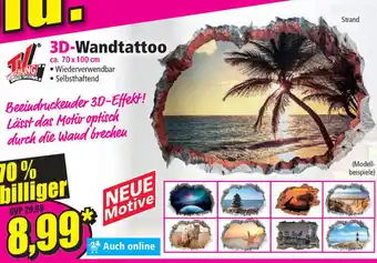 Norma 3D Wandtattoo Angebot