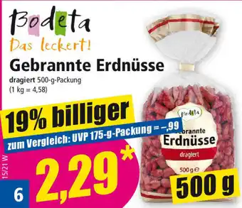 Norma Gebrannte Erdnüsse 500g Angebot