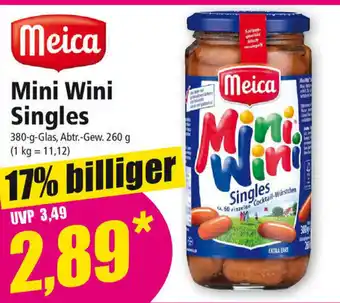 Norma Meica Mini Wini Singles 380g Angebot