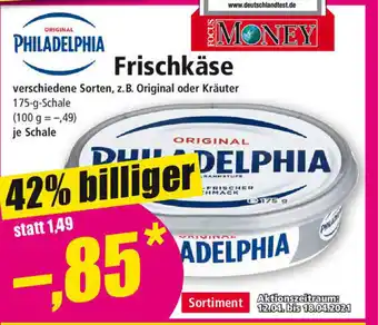 Norma Philadelphia Frischkäse 175g Angebot