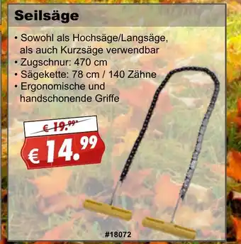 Stabilo Fachmarkt Seilsäge Angebot