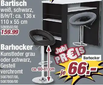 Poco Bartisch oder Barhocker Angebot