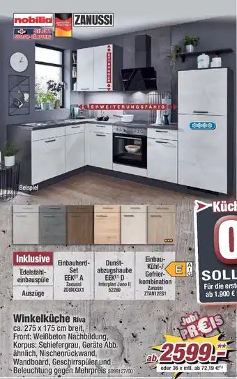 Poco Nobilia Winkelküche Riva Angebot