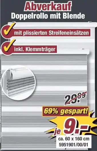 Poco Doppelrollo mit Blende Angebot