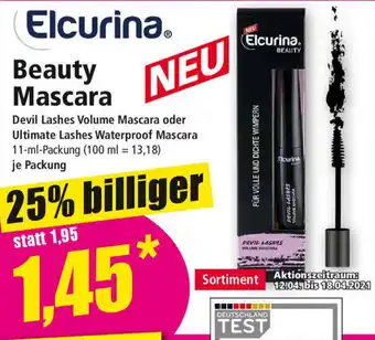 Norma Elcurina Beauty Mascara 11ml Angebot