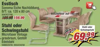 Poco Esstisch oder stuhl oder schwingstuhl Angebot