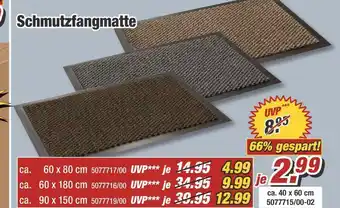 Poco Schmutzfangmatte Angebot