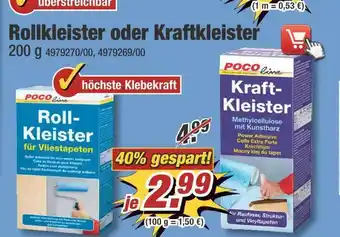 Poco Poco line rollkleister oder kraftkleister Angebot