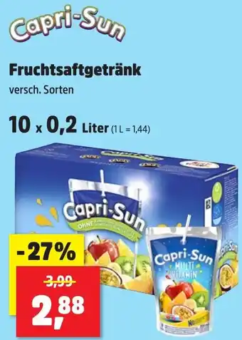 Thomas Philipps Capri-Sun Fruchtsaftgetränk 10x0,2 Liter Angebot