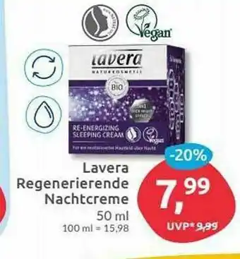 Budni Lavera Regenerierende Nachtcreme Angebot