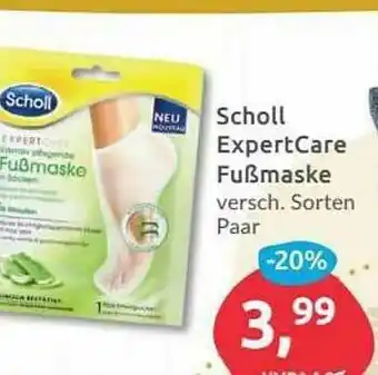 Budni Scholl Expertcare Fußmaske Angebot