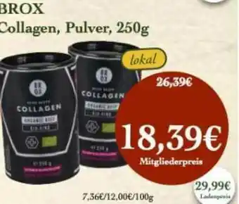 LPG Biomarkt Brox Collagen Angebot