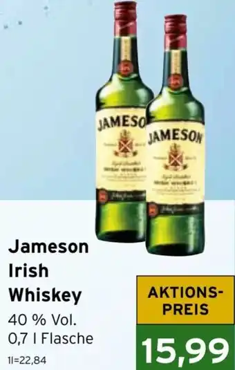 CAP Markt Jameson Irish Whiskey 0,7 L Flasche Angebot