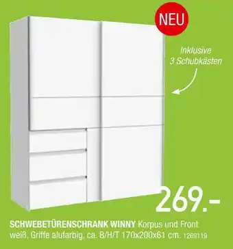 Osca Möbel Schwebetürenschrank winny Angebot