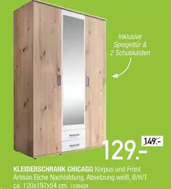 Osca Möbel Kleiderschrank chicago Angebot