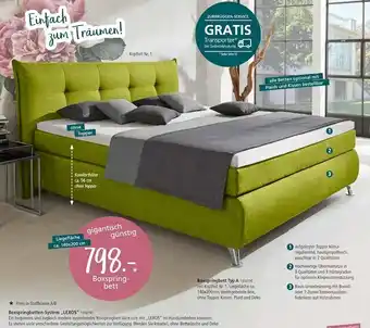 Zurbrüggen Boxspringbetten „lexos“ Angebot