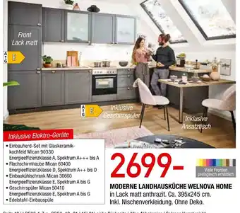 Osca Möbel Moderne landhausküche welnova home Angebot