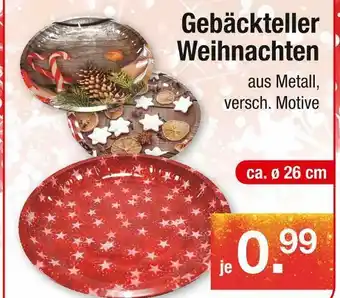 Zimmermann Gebäckteller weihnachten Angebot