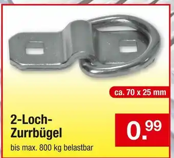 Zimmermann 2-loch- zurrbügel Angebot