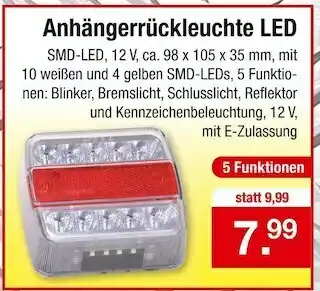 Zimmermann Anhängerrückleuchte led Angebot