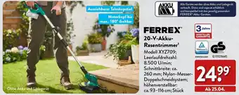 Aldi Nord FERREX 20-V-Akku Rasentrimmer Angebot