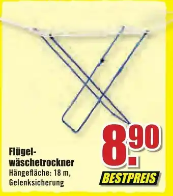 B1 Discount Baumarkt Flügelwäschetrockner Angebot