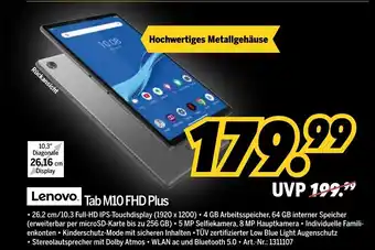 MEDIMAX Lenovo Tab M10 FHD Plus Angebot