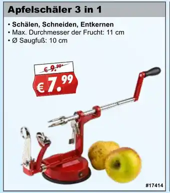 Stabilo Fachmarkt Apfelschäler 3in1 Angebot