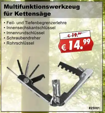 Stabilo Fachmarkt Multifunktionswerkzeug für Kettensäge Angebot