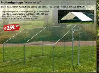 Stabilo Fachmarkt Freilaufgehege Henriette Angebot