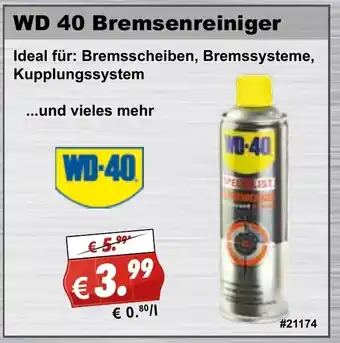 Stabilo Fachmarkt WD 40 Bremsenreiniger Angebot