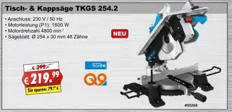 Stabilo Fachmarkt Tisch & Kappsäge TKGS 254.2 Angebot