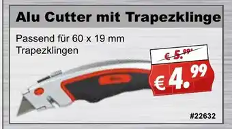 Stabilo Fachmarkt Alu Cutter mit Trapezklinge Angebot