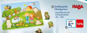 duo schreib & spiel Haba Greifpuzzle Obstgarten Angebot