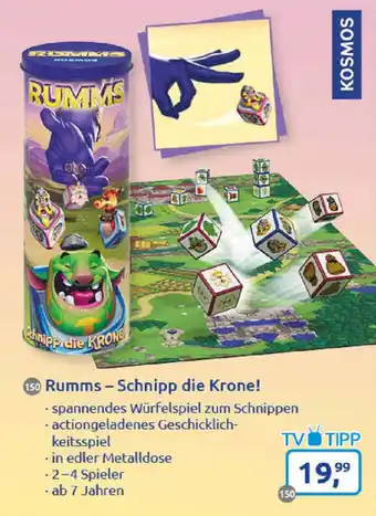 duo schreib & spiel Rumms Schnipp die Krone! Angebot