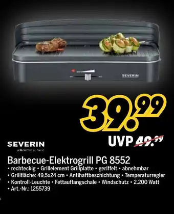 MEDIMAX Severin Barbecue Elektrogrill PG 8552 Angebot