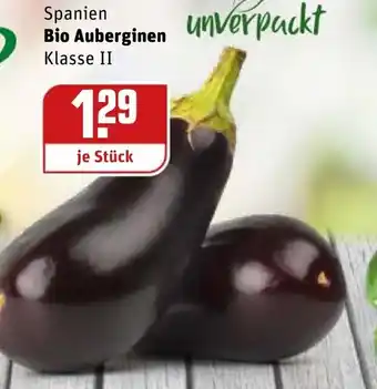 REWE Bio Auberginen Angebot