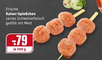 REWE Frische Kaiser Spießchen 100g Angebot