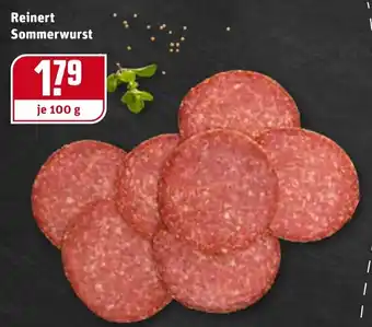 REWE Reinert Sommerwurst 100 g Angebot