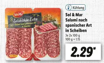 Lidl Sol & mar salami Angebot