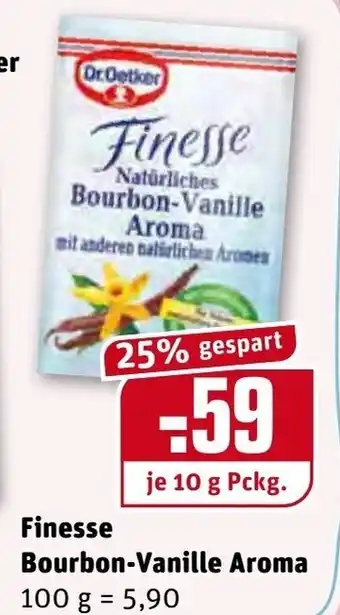 REWE Finesse Bourbon Vanille Aroma 10g Angebot