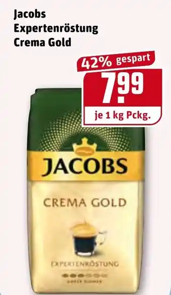 REWE Jacobs Expertenröstung Crema Gold 1kg Angebot