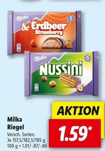 Lidl Milka riegel Angebot