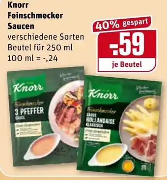 REWE Knorr Feinschmecker Saucen Angebot